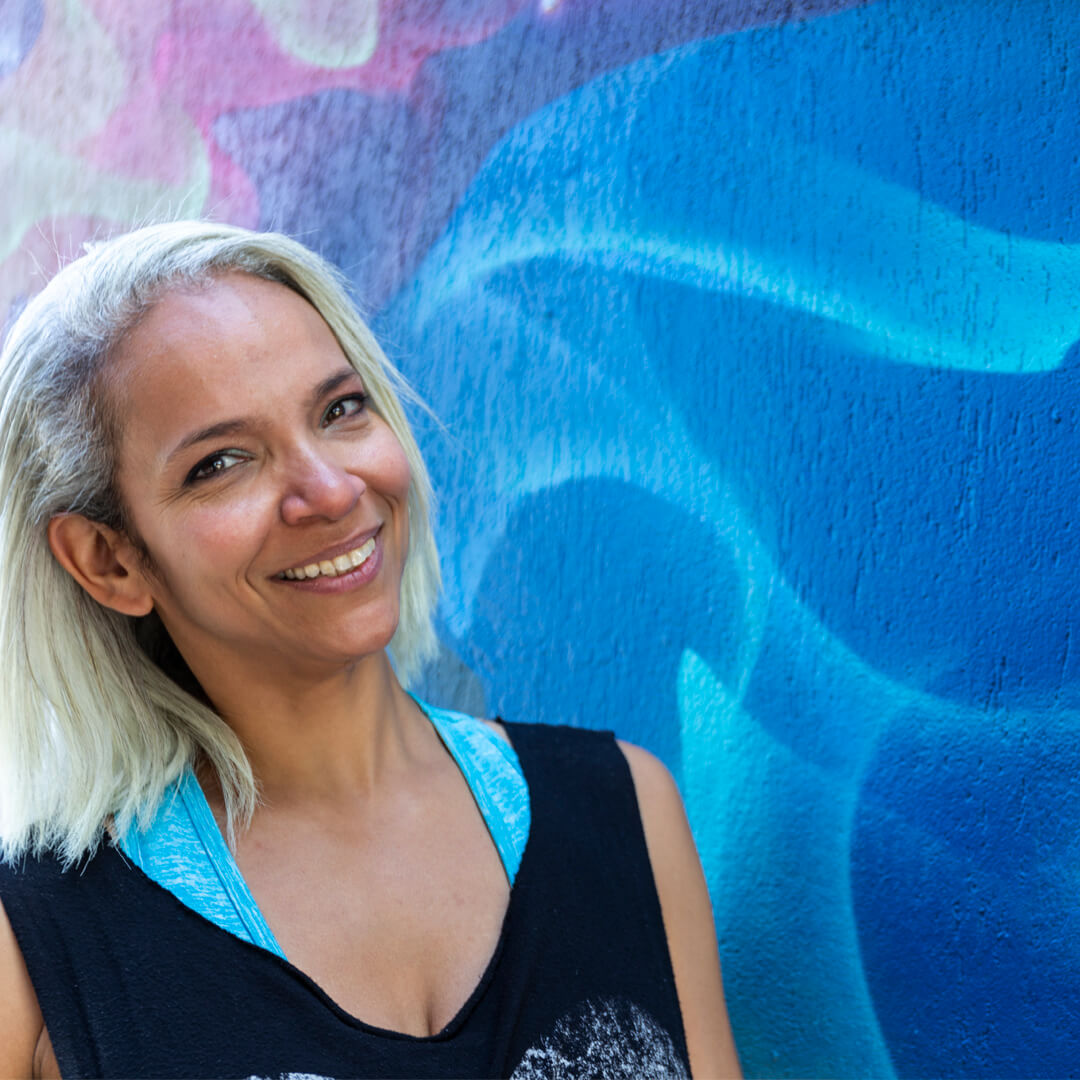 standing against a wall